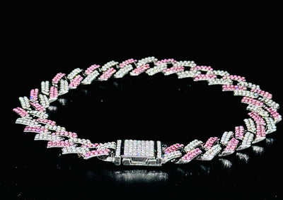 Petite Pink & Silver Chain